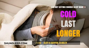 Lack of Sleep: Does It Prolong Cold Symptoms and Recovery Time?