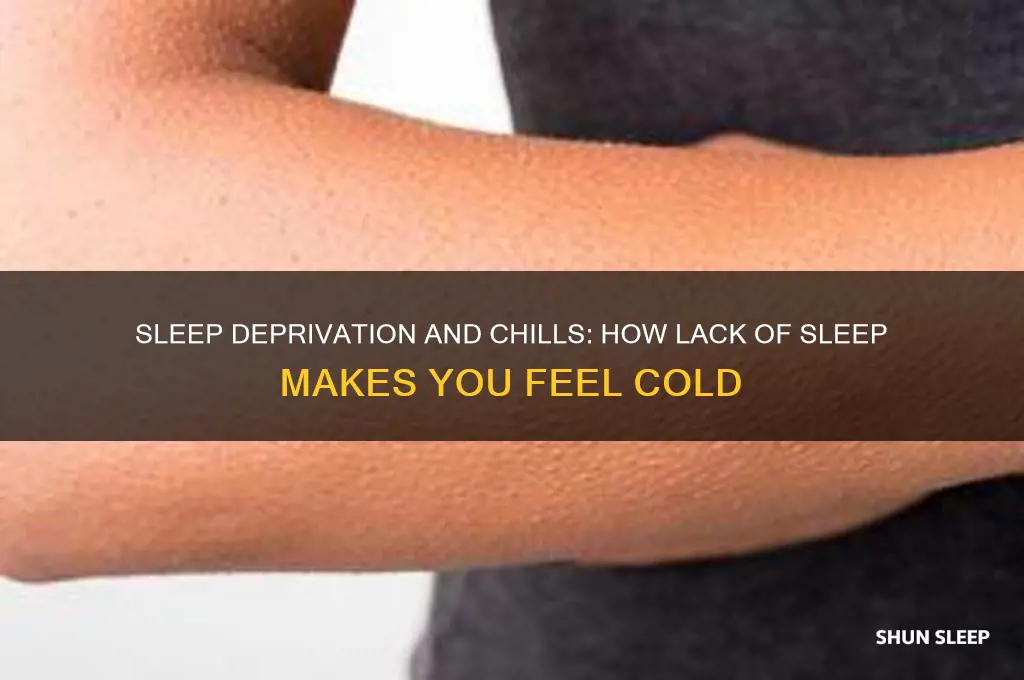 can not getting enough sleep make you feel cold