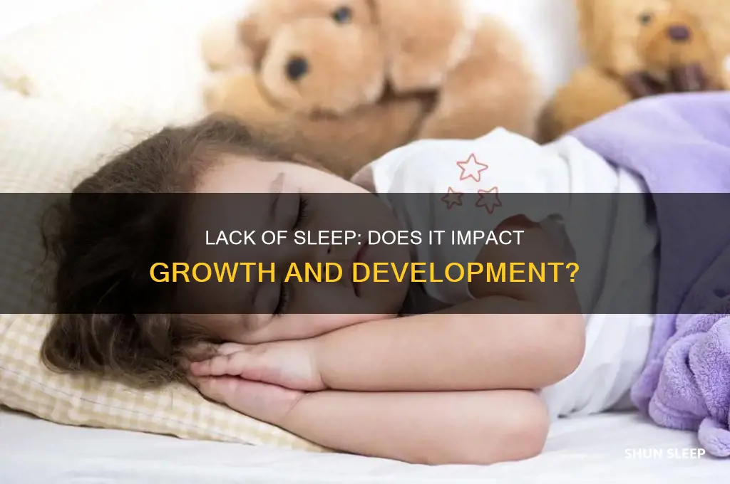 can not getting enough sleep stunt growth