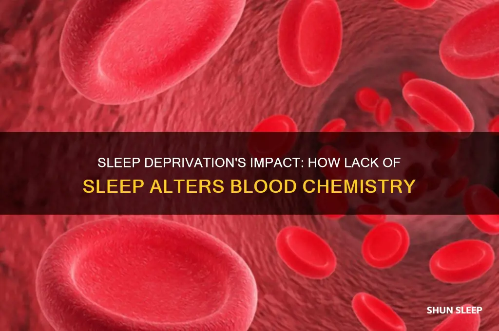 can not getting sleep effect blood chemistry
