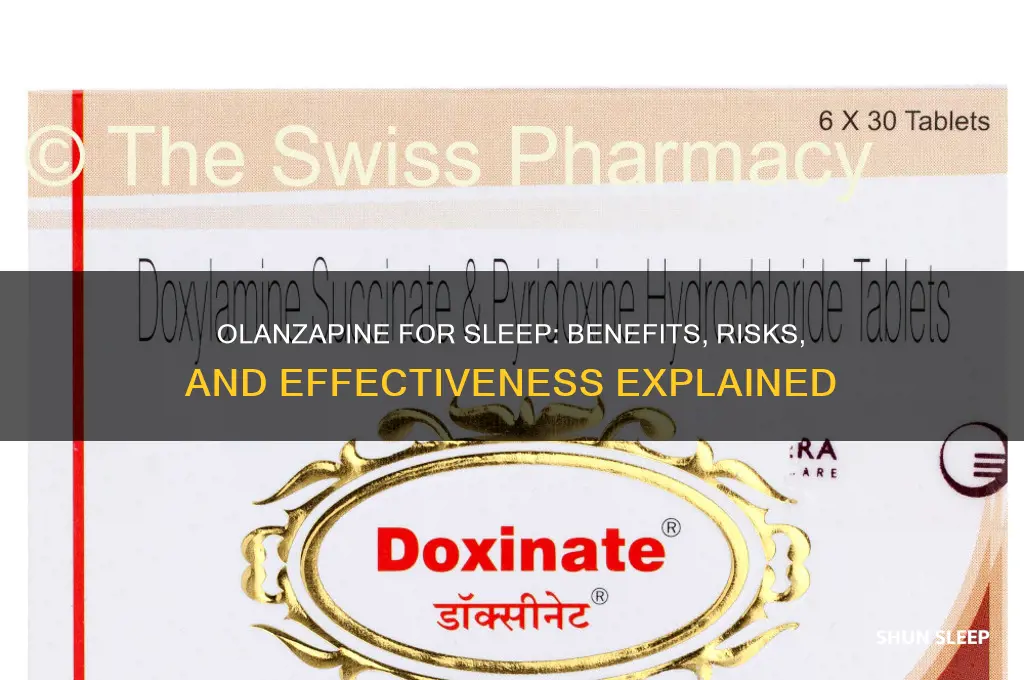 can olanzapine help with sleep