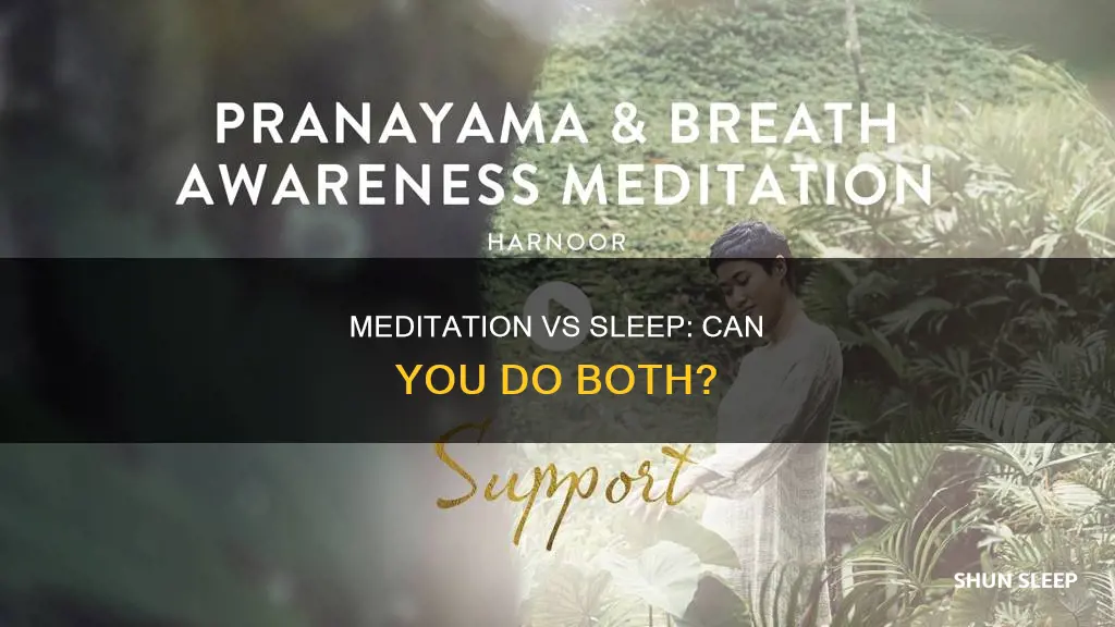 can one meditate without sleeping
