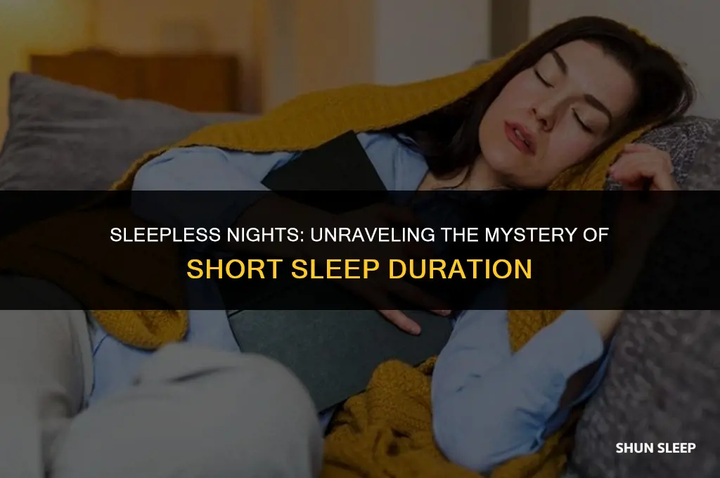 can only really sleep for a few hours