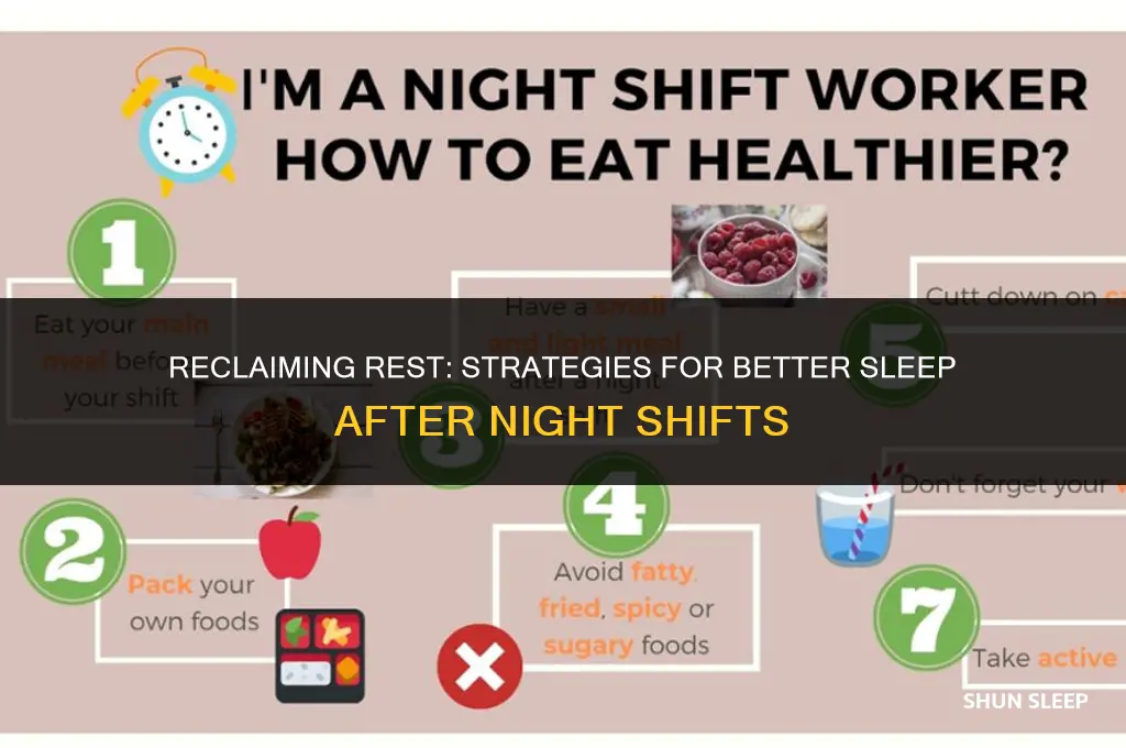 can only sleep 5 hours after night shift