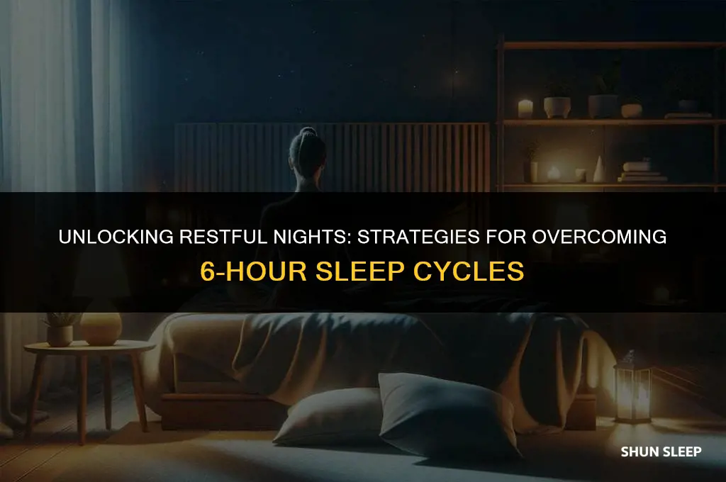 can only sleep 6 hours at a time