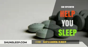 Oxycontin and Sleep: Exploring Its Potential Effects on Rest
