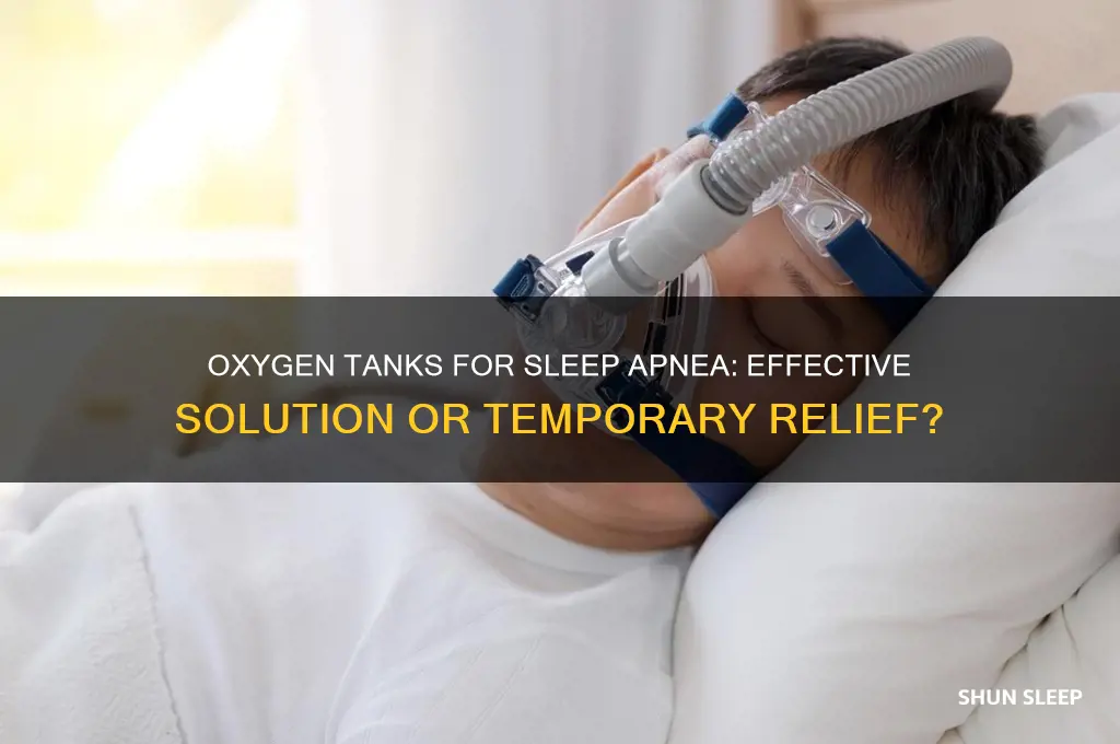 can oxygen tank help with sleep apnea