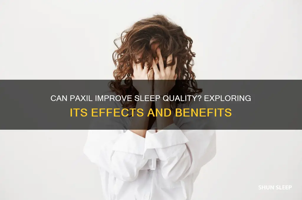 can paxil help with sleep