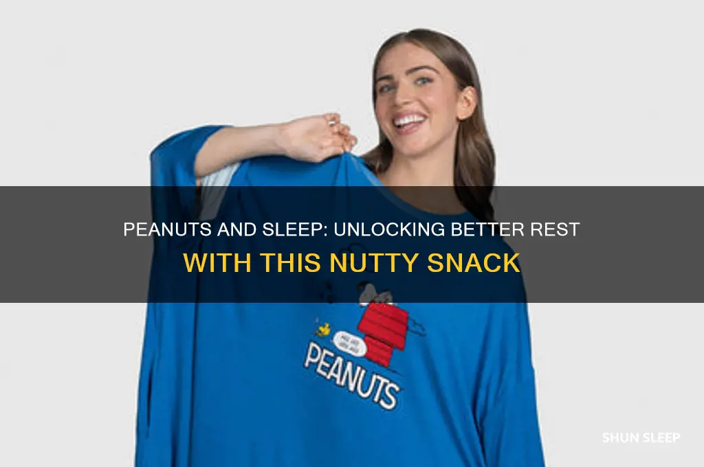 can peanuts help you sleep