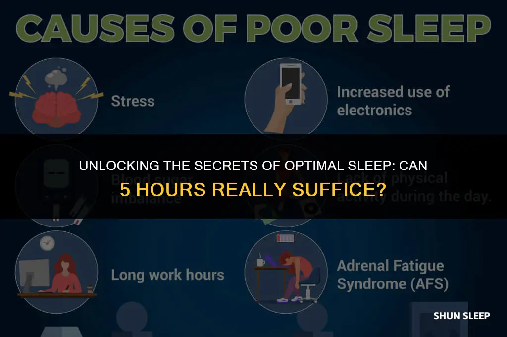 can people sleep just 5 hours a day