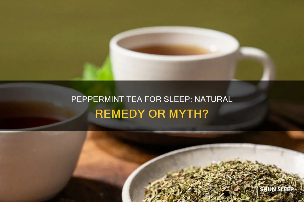 can peppermint tea help sleep