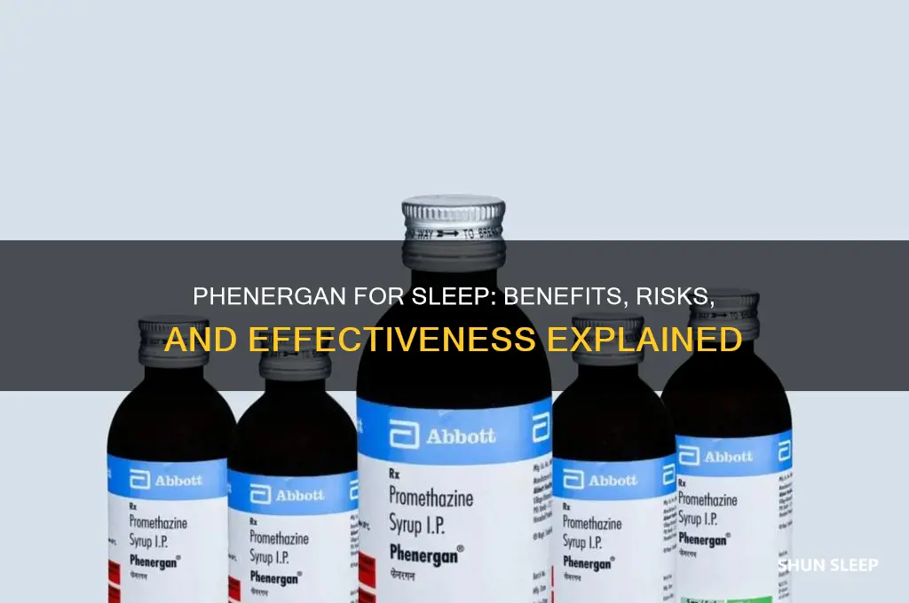 can phenergan help you sleep