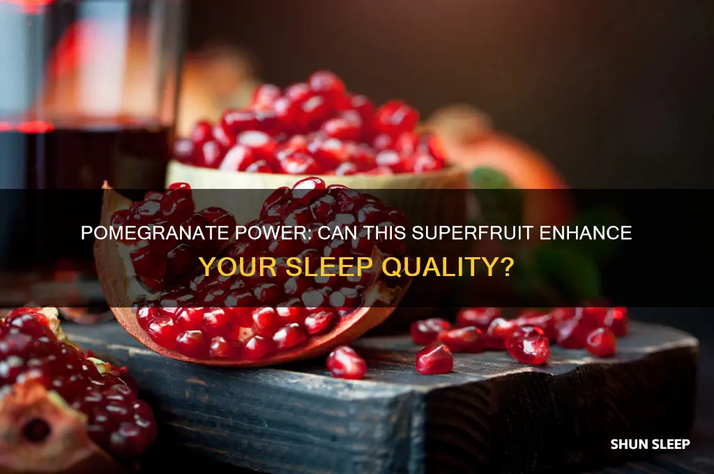 can pomegranate help you sleep