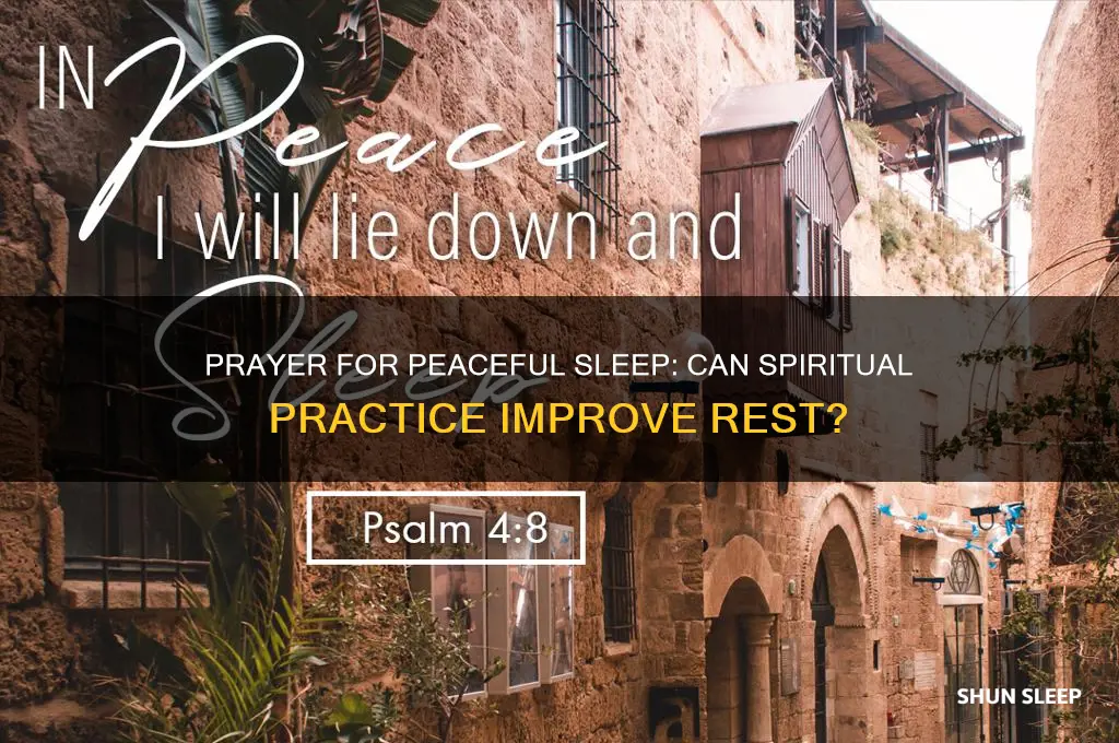can prayer help me sleep