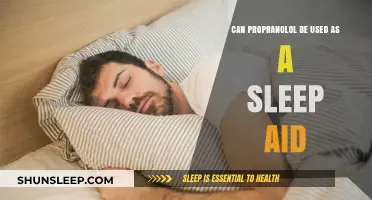 Propranolol for Sleep: A Safe Solution?