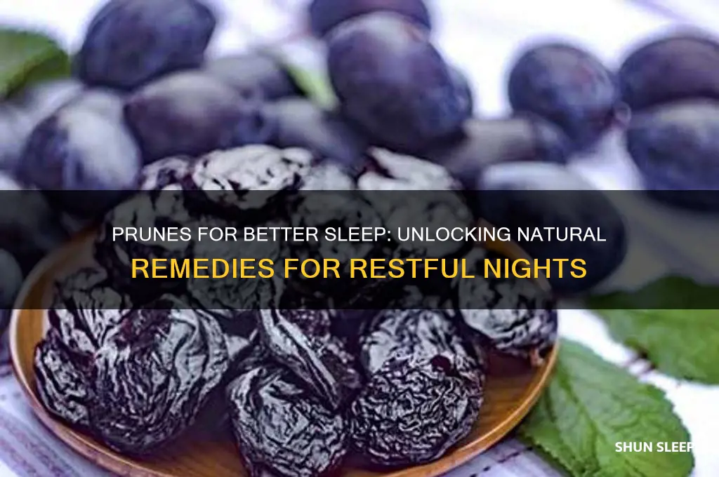 can prunes help me sleep