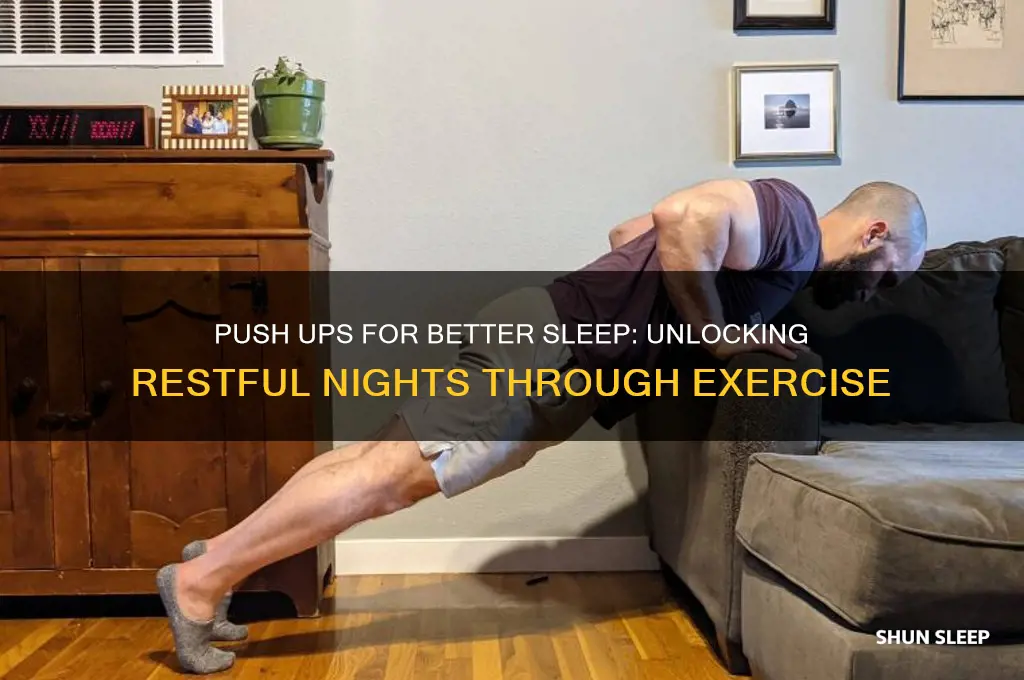 can push ups help sleep
