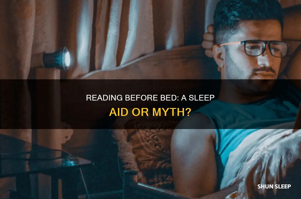 can reading before bed help you sleep