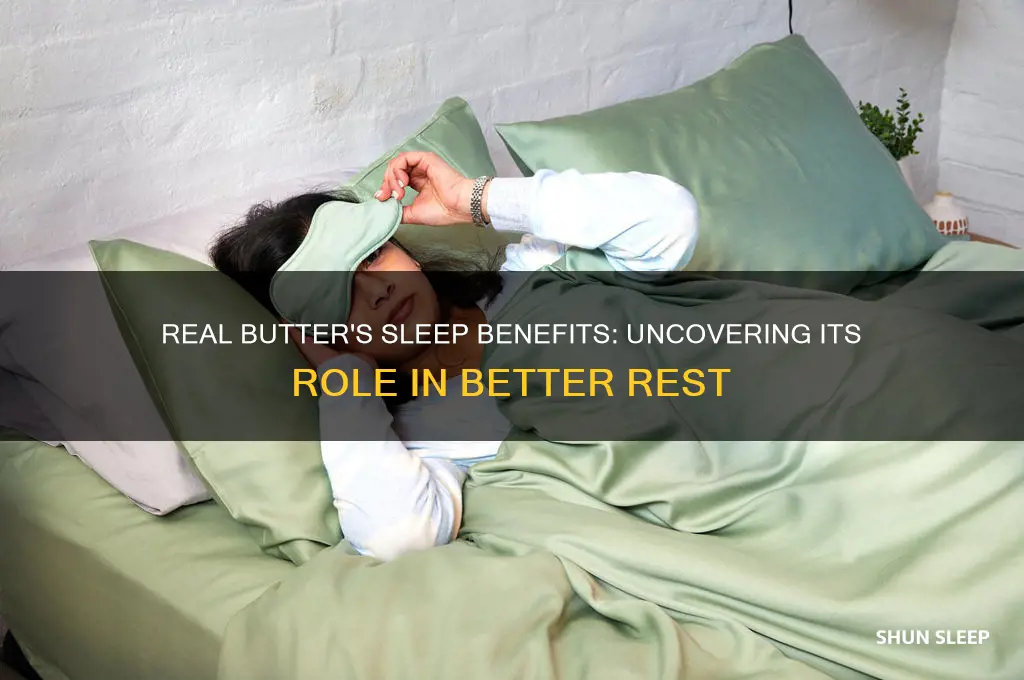 can real butter help you sleep
