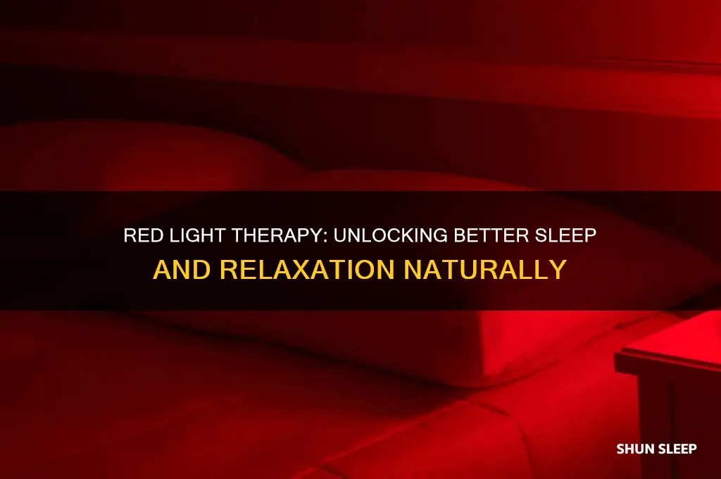 can red light help you sleep