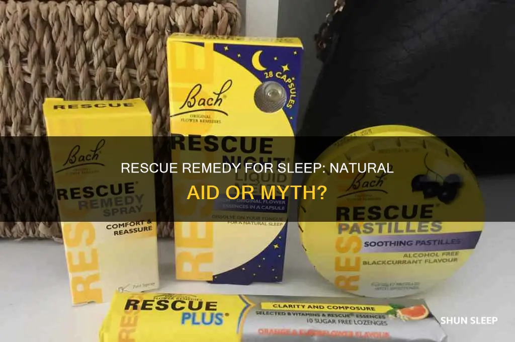 can rescue remedy help you sleep