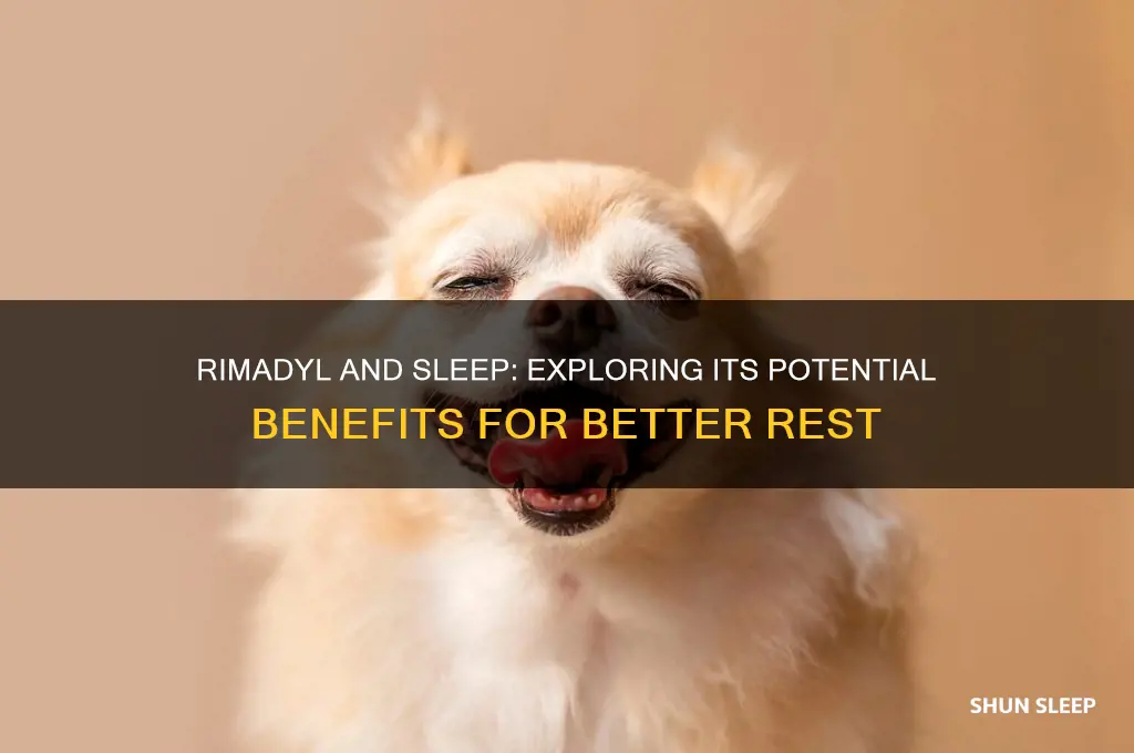 can rimadyl help with sleep