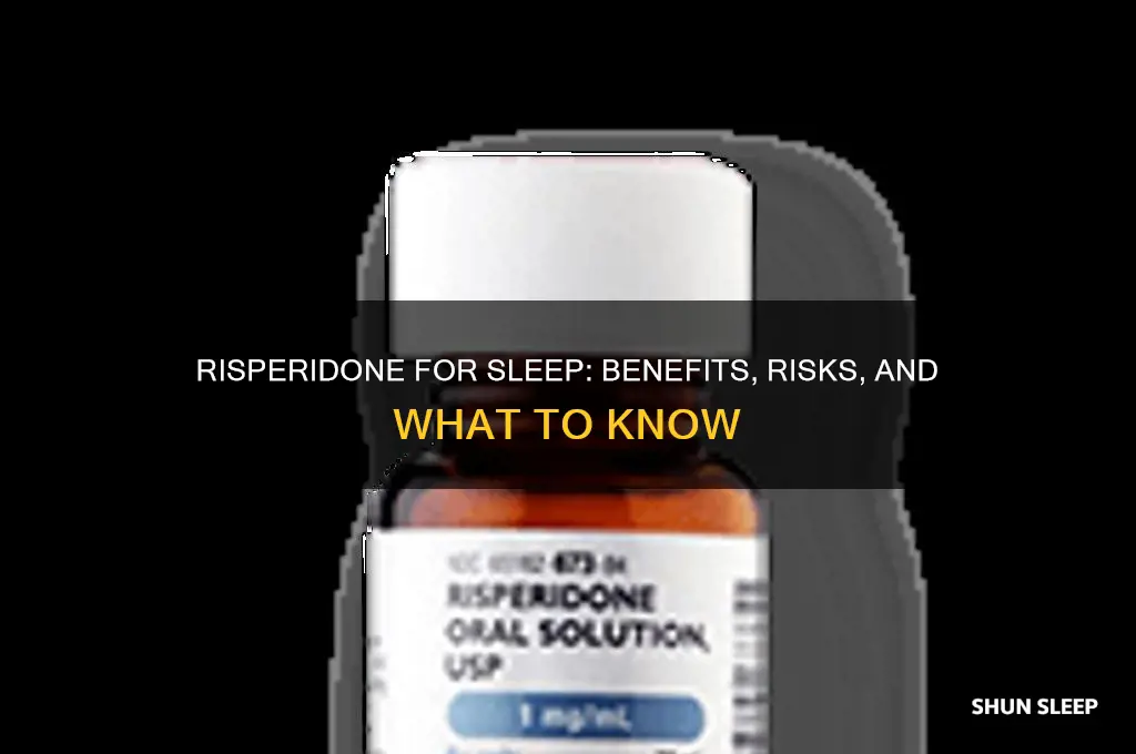 can risperidone help me sleep