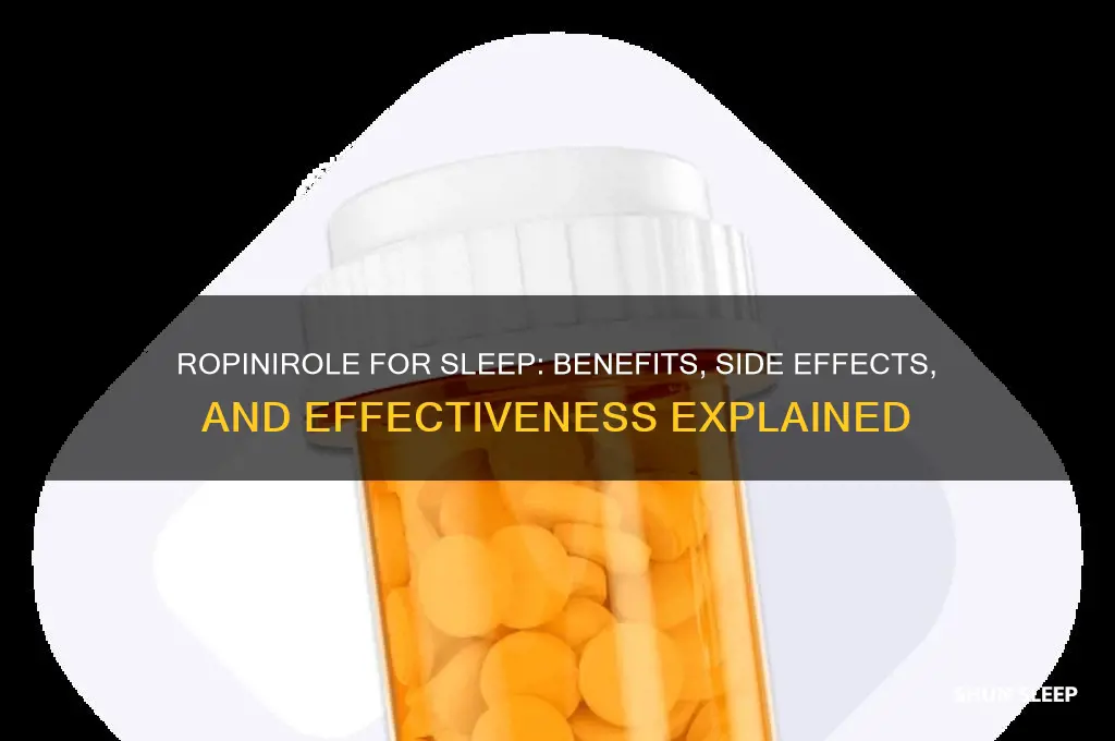 can ropinirole help you sleep
