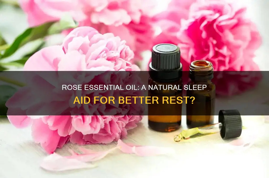 can rose essential oil help you sleep