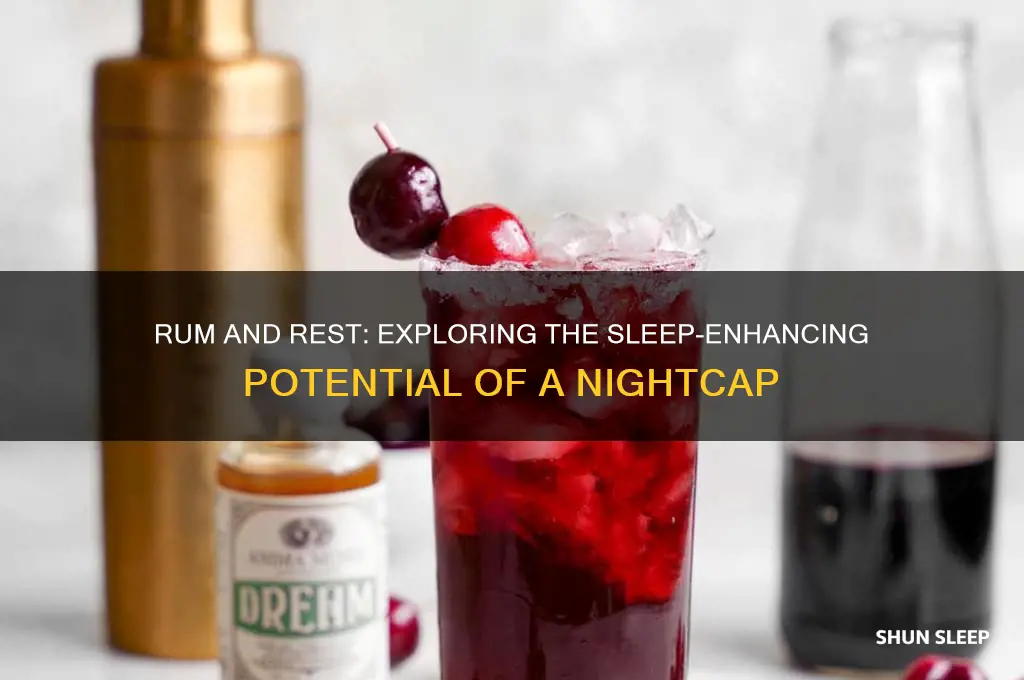 can rum help you sleep