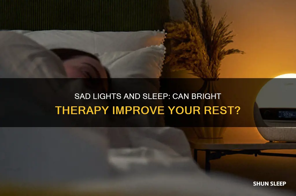 can sad lights help with sleep