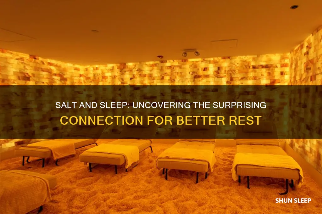 can salt help you sleep