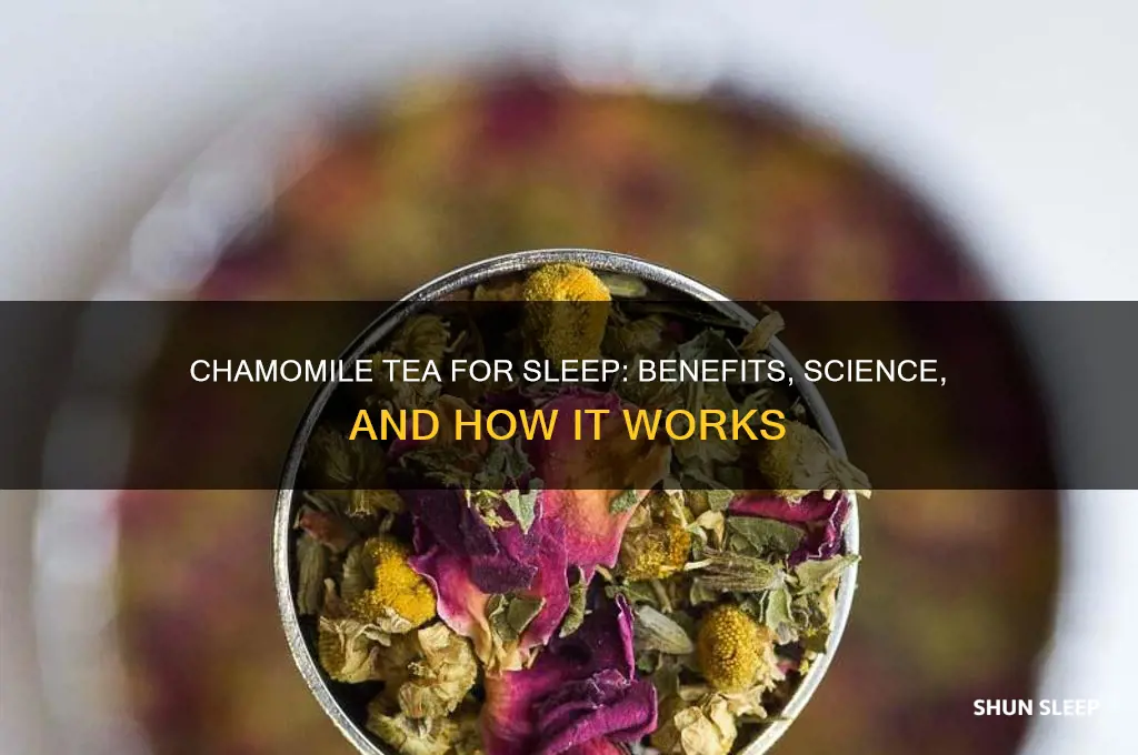 can samomile tea help in sleep