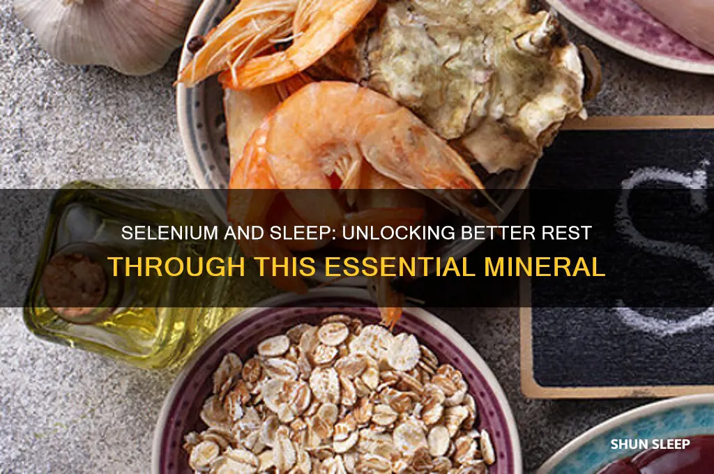 can selenium help you sleep