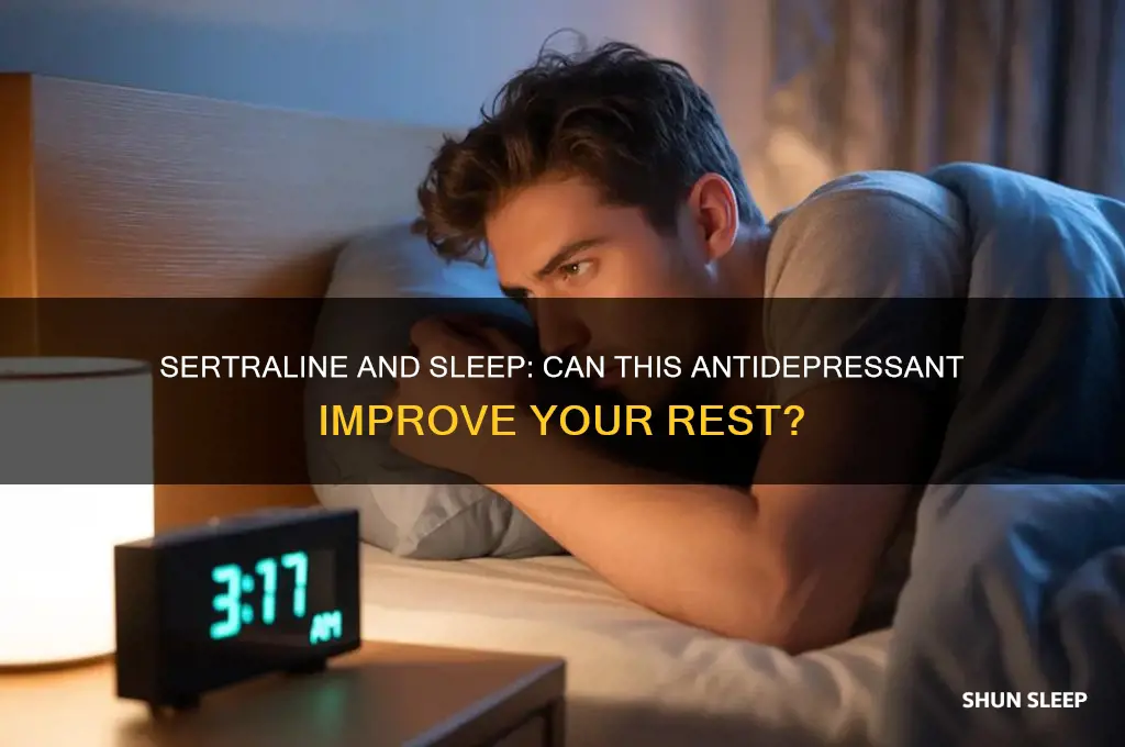 can sertraline help me sleep