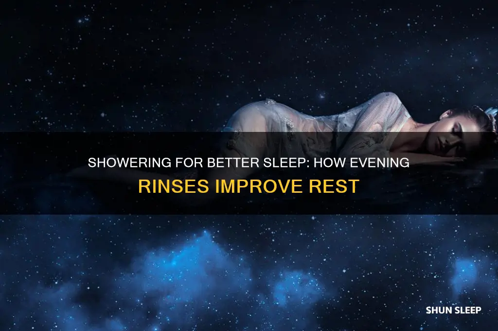 can showering help you sleep