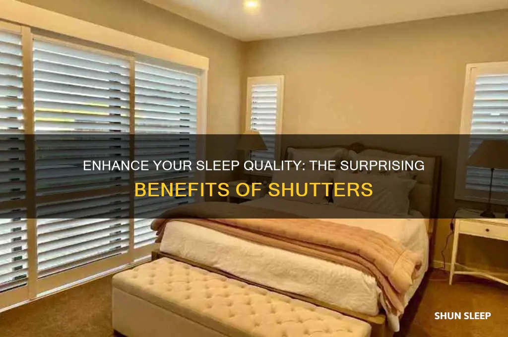 can shutters help with sleep