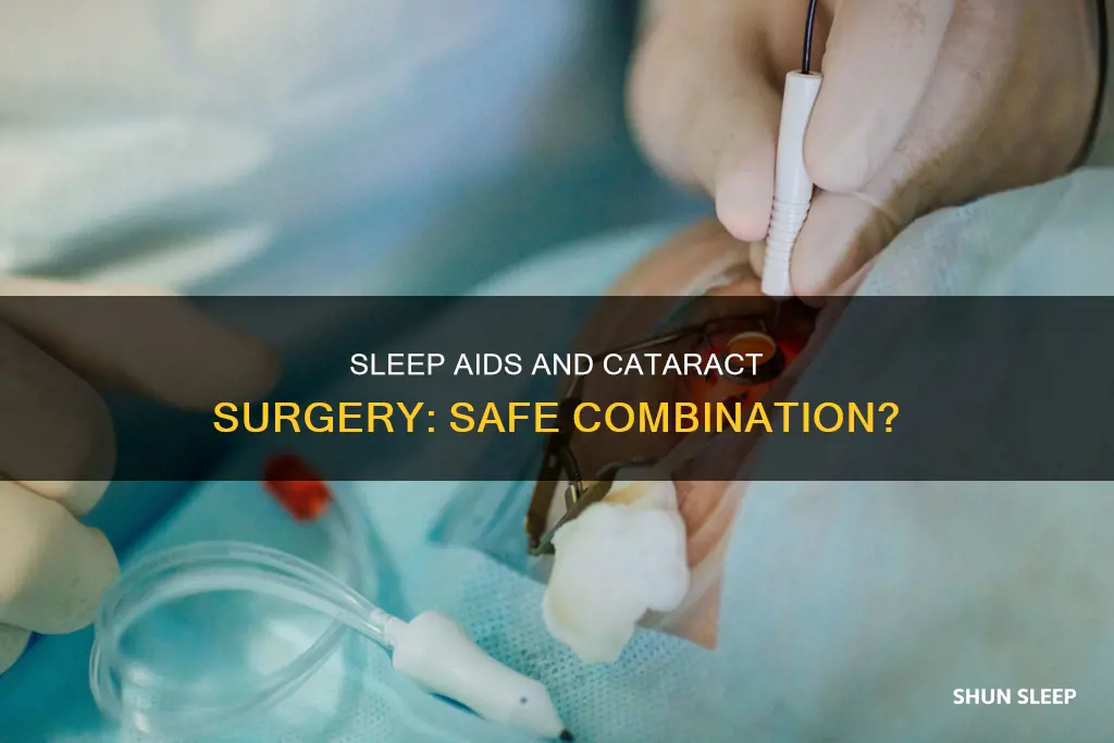 can sleep aids be used right before cataract surgery