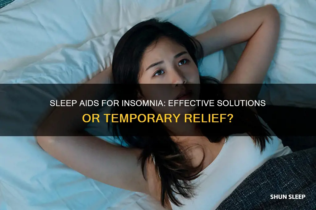 can sleep aids help insomniacs