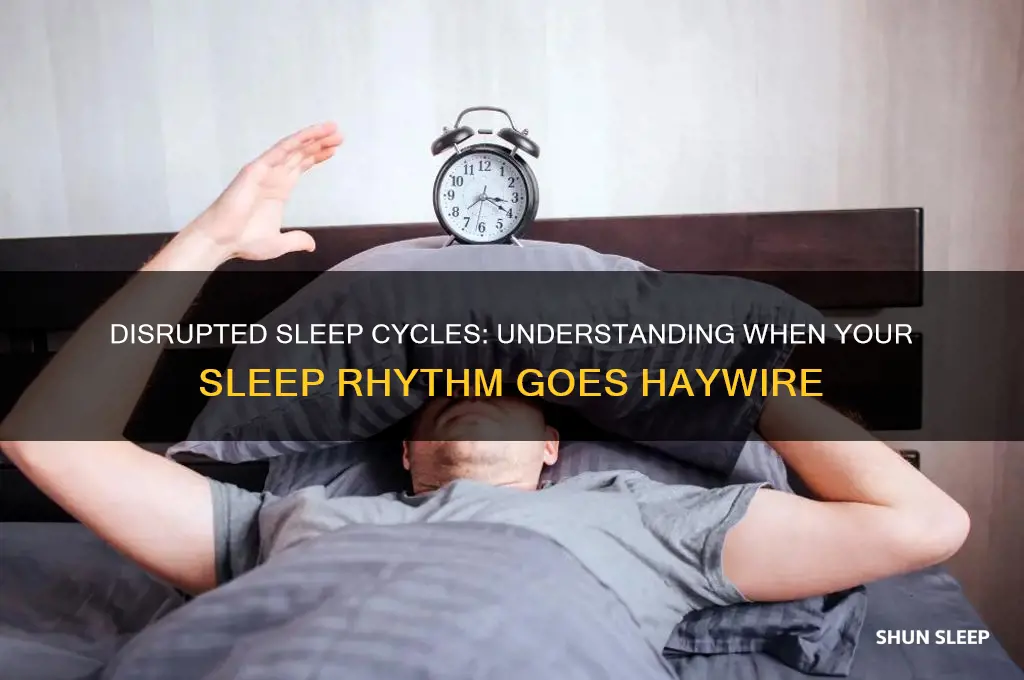 can sleep cycles get out of order