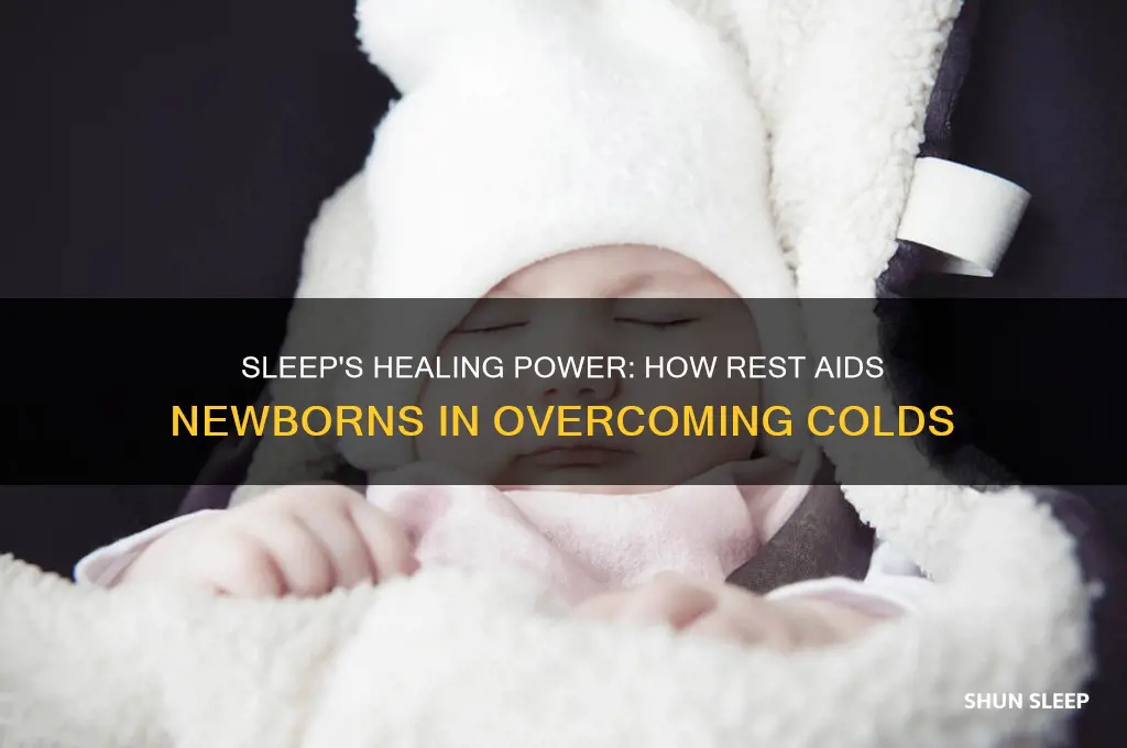 can sleep help a newborn get over a cold