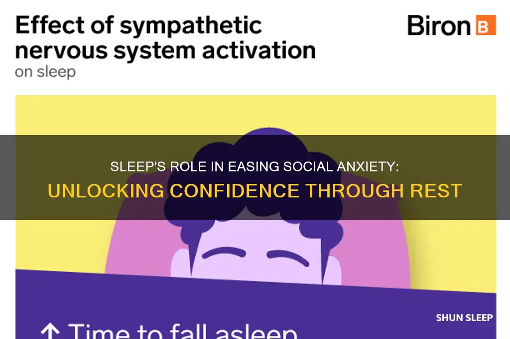 can sleep help social anxiety