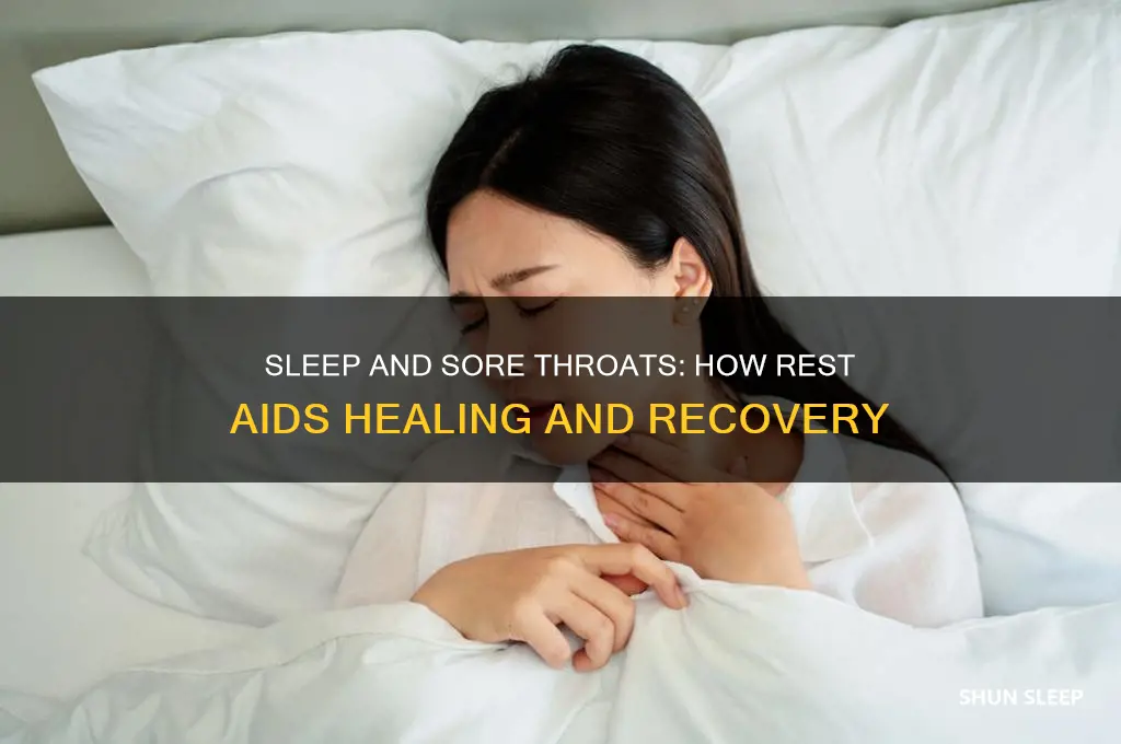 can sleep help sore throat