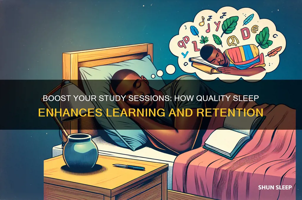 can sleep help with studying