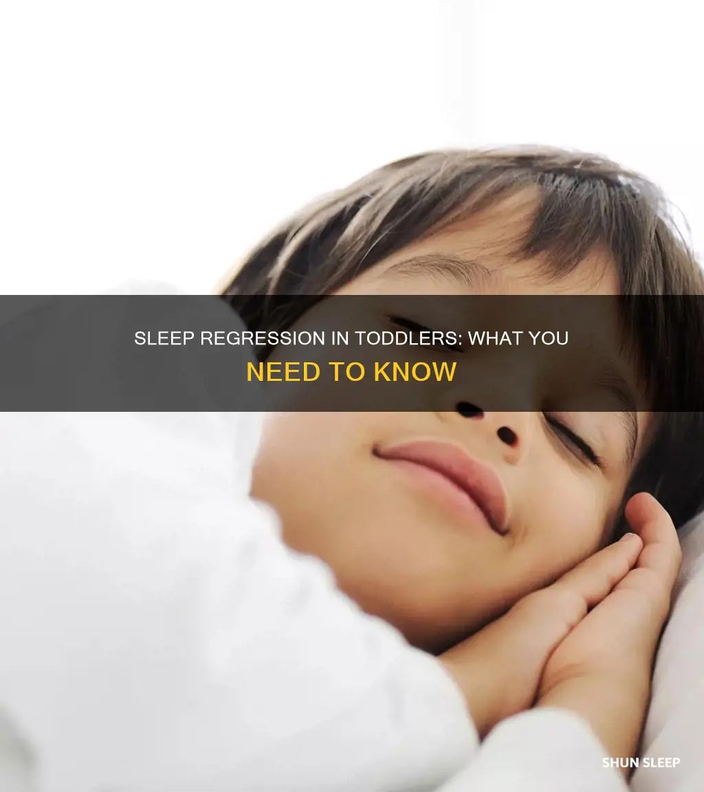 can sleep regression happen at 3 years old