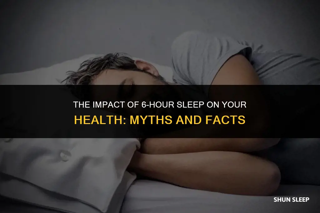 can sleeping 6 hours a day be bad for you