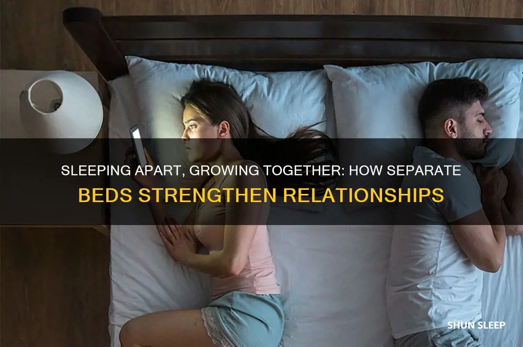 can sleeping apart help your relationship