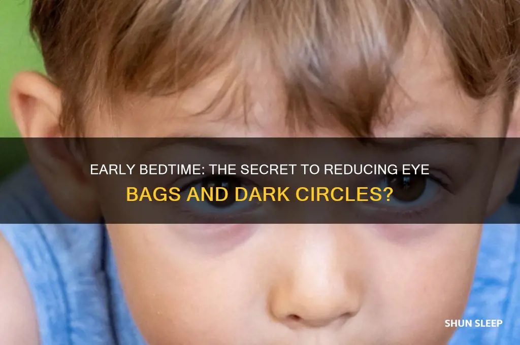 can sleeping early help fade eyebugs
