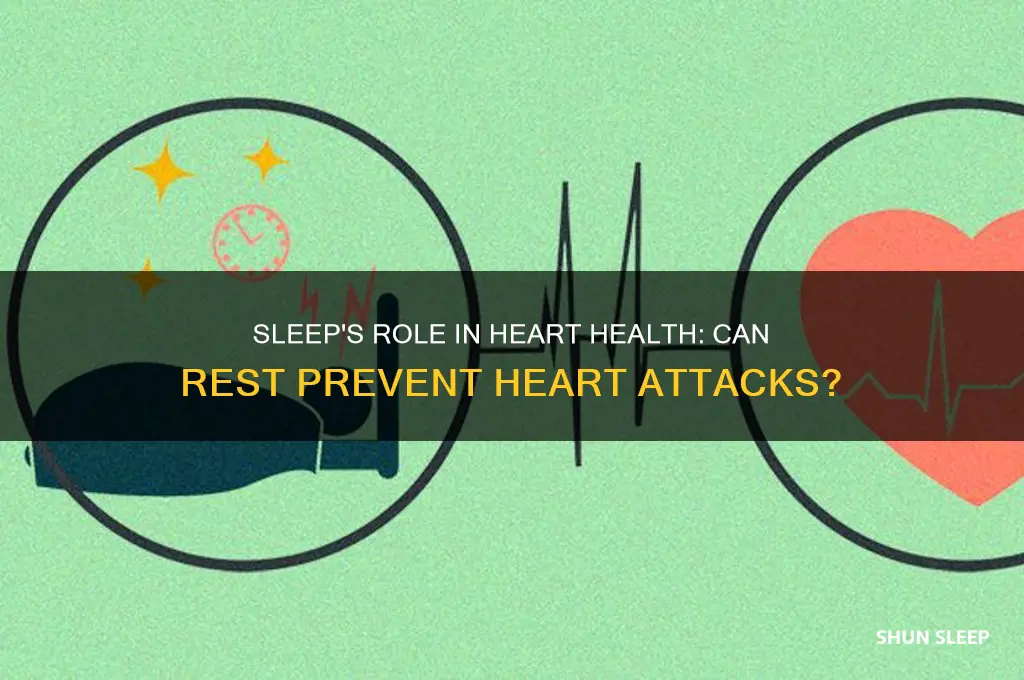 can sleeping help a heart attack