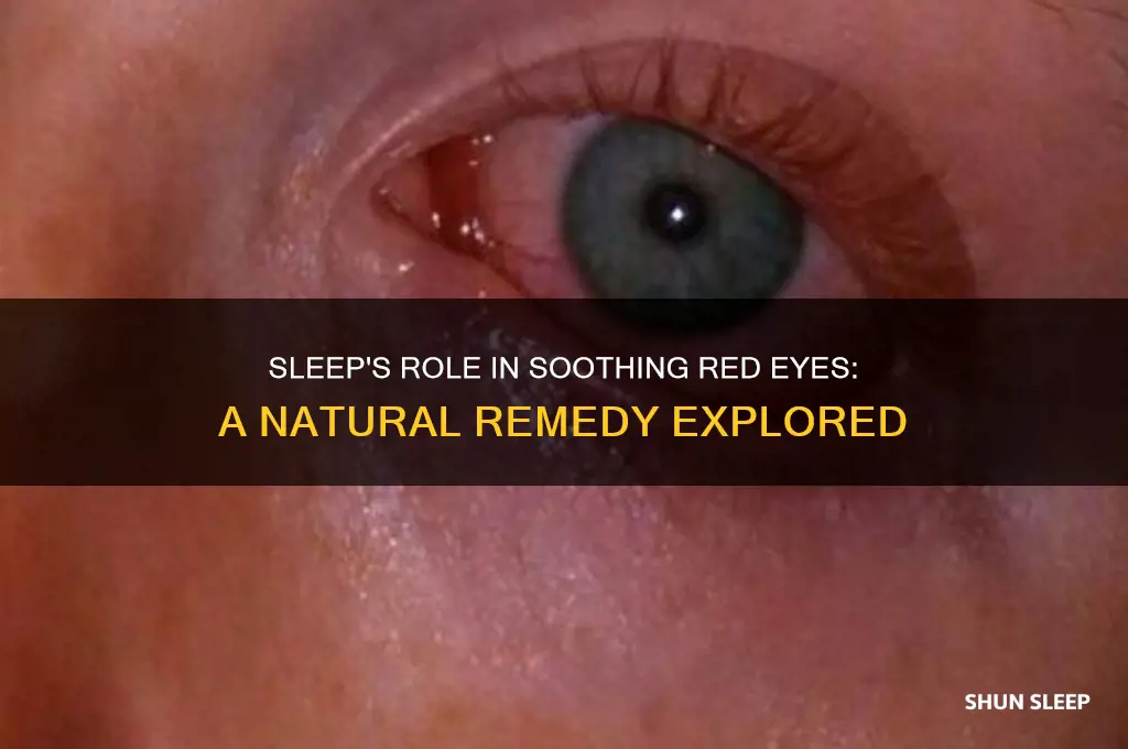 can sleeping help red eyes